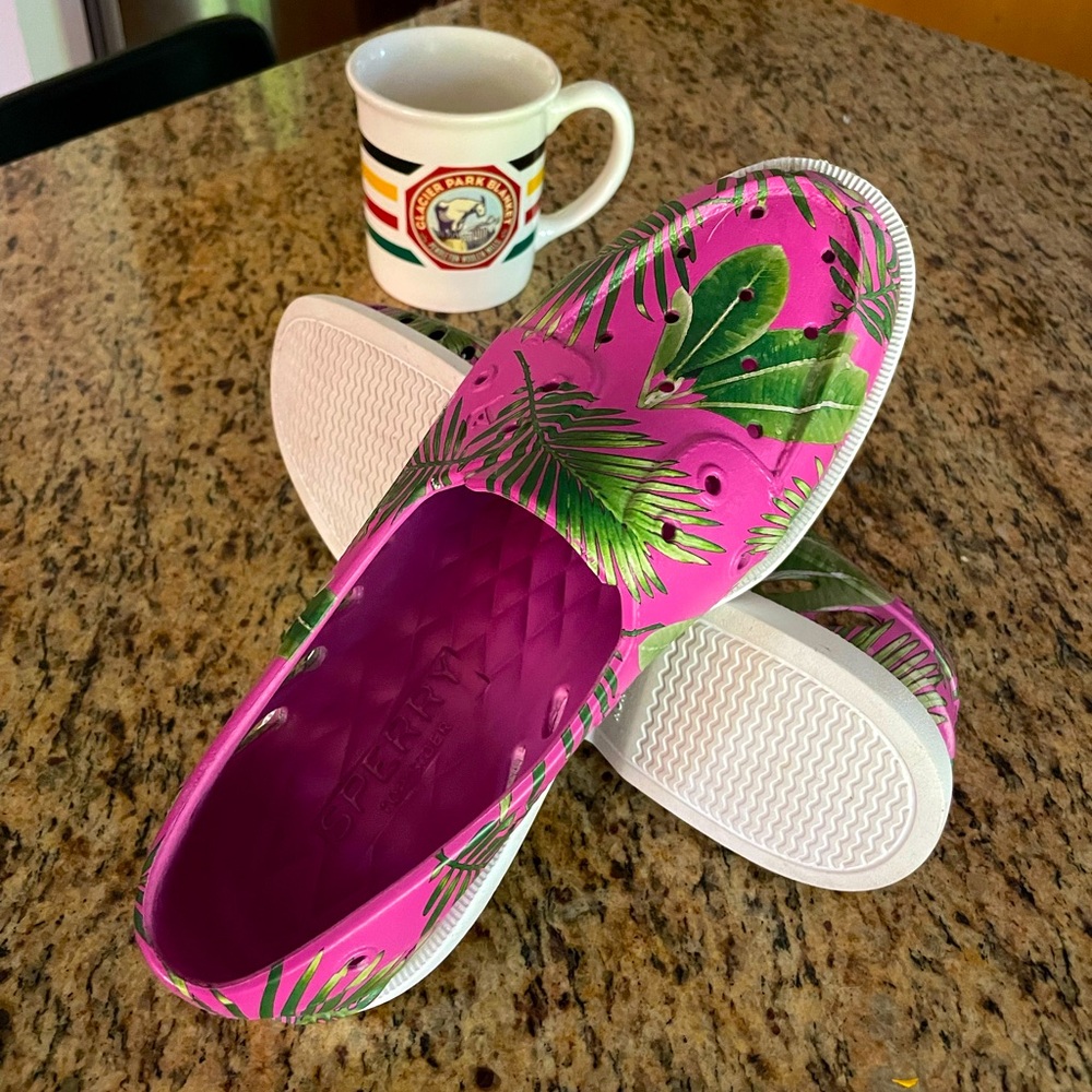 Tropical Sperry Topsiders